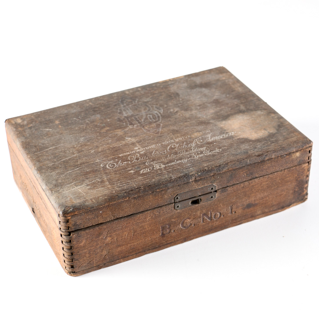 Vintage The Banker's Club of America Cigar Box