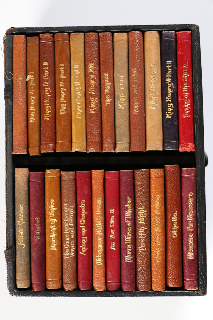 Miniature Leather Bound Shakespeare Books