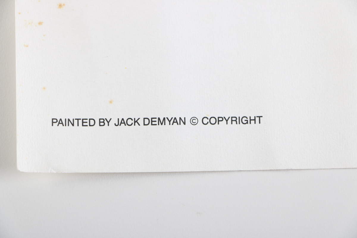 Signed Jack Demyan Offset Lithograph after "Columbus Quincentennial"