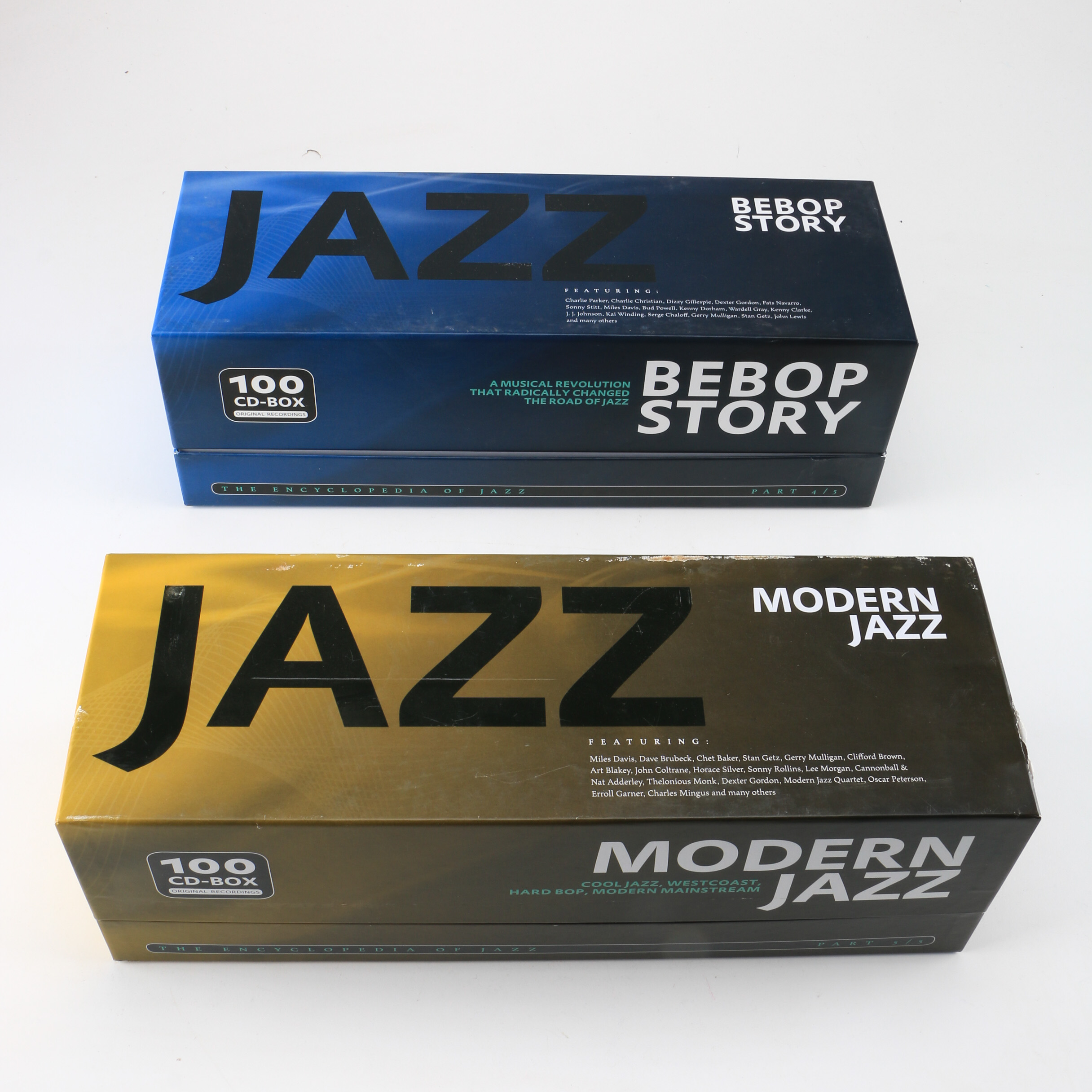 "Bebop Story" and "Modern Jazz" 100-Disc CD Box Sets