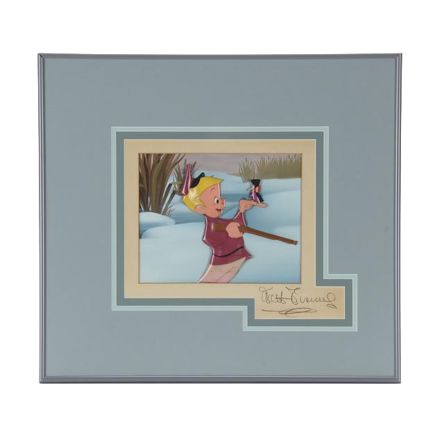 Original Animation Cel from "Peter and the Wolf" with Authentic Walt Disney Signature