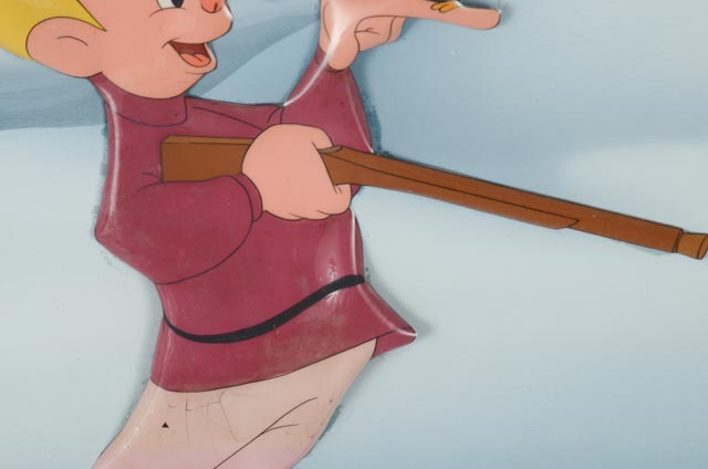 Original Animation Cel from "Peter and the Wolf" with Authentic Walt Disney Signature