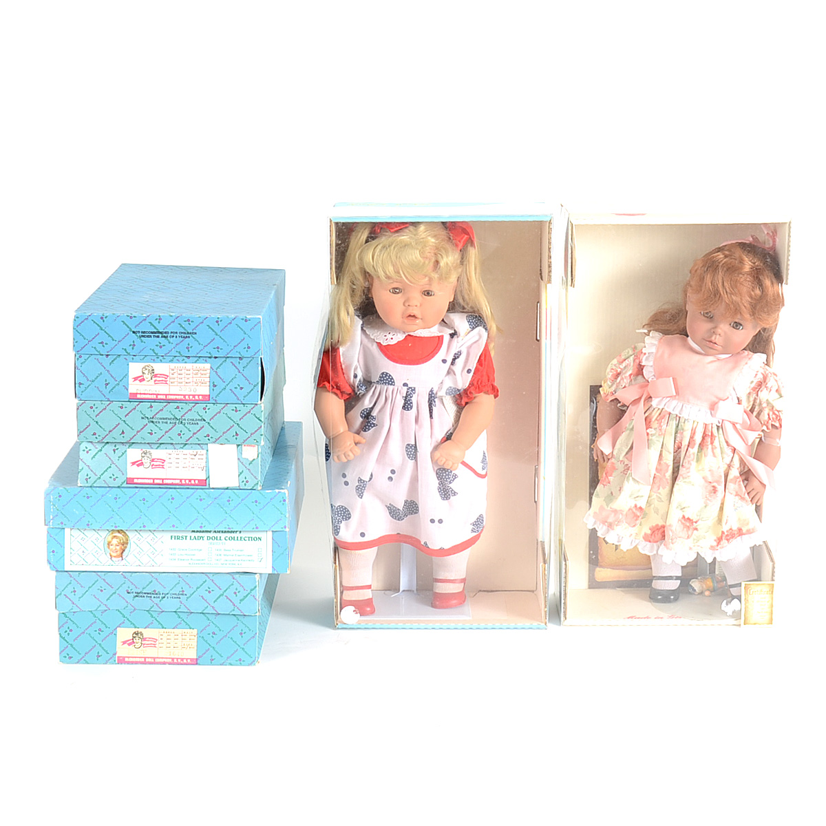 Collection of Six Dolls