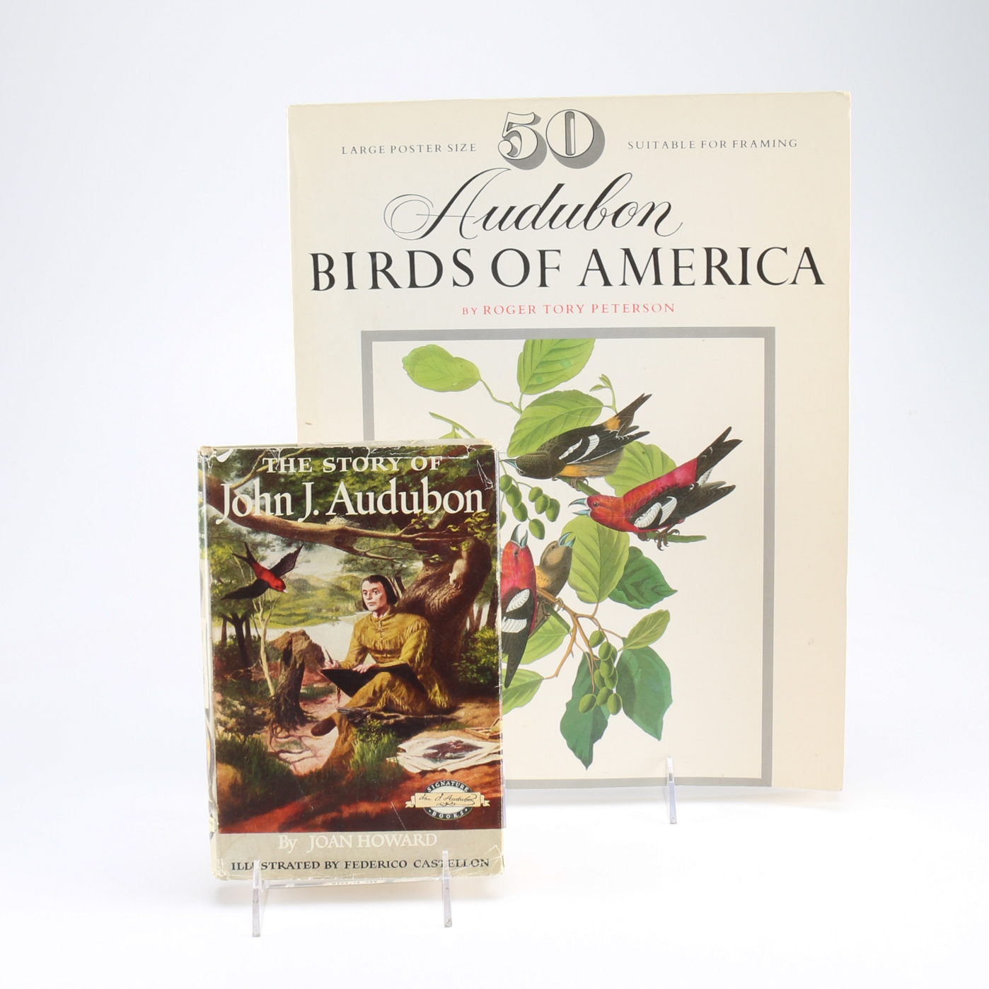 John J. Audubon Offset Lithograph Folio and Book