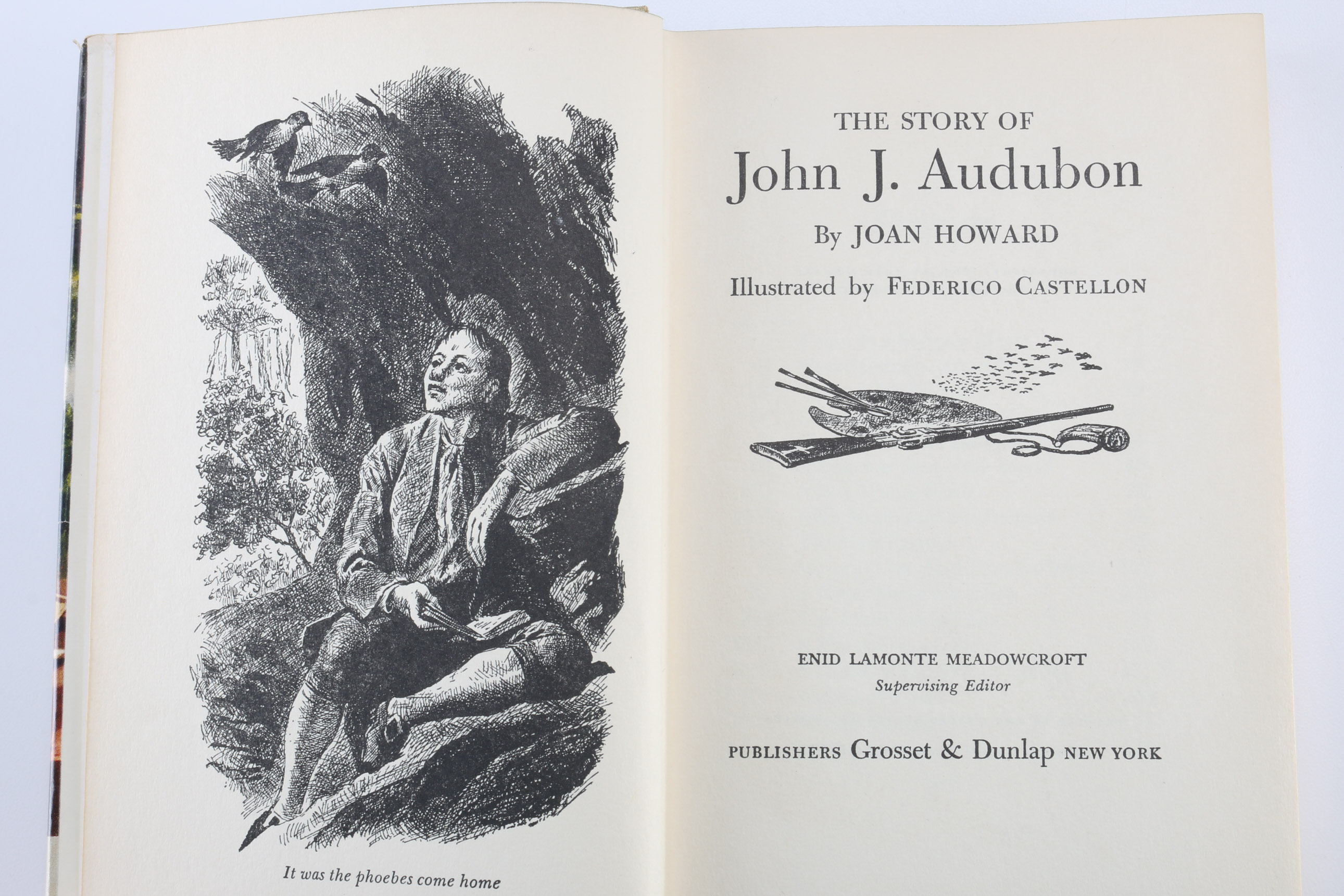 John J. Audubon Offset Lithograph Folio and Book