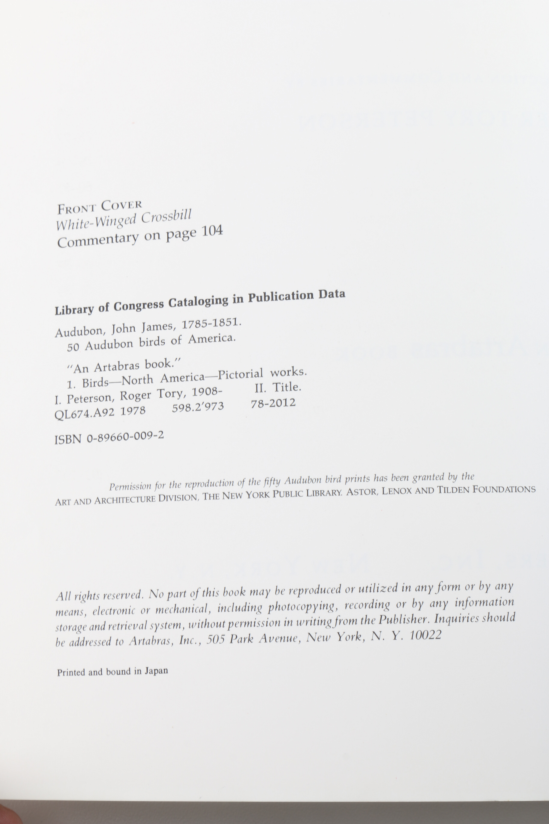 John J. Audubon Offset Lithograph Folio and Book