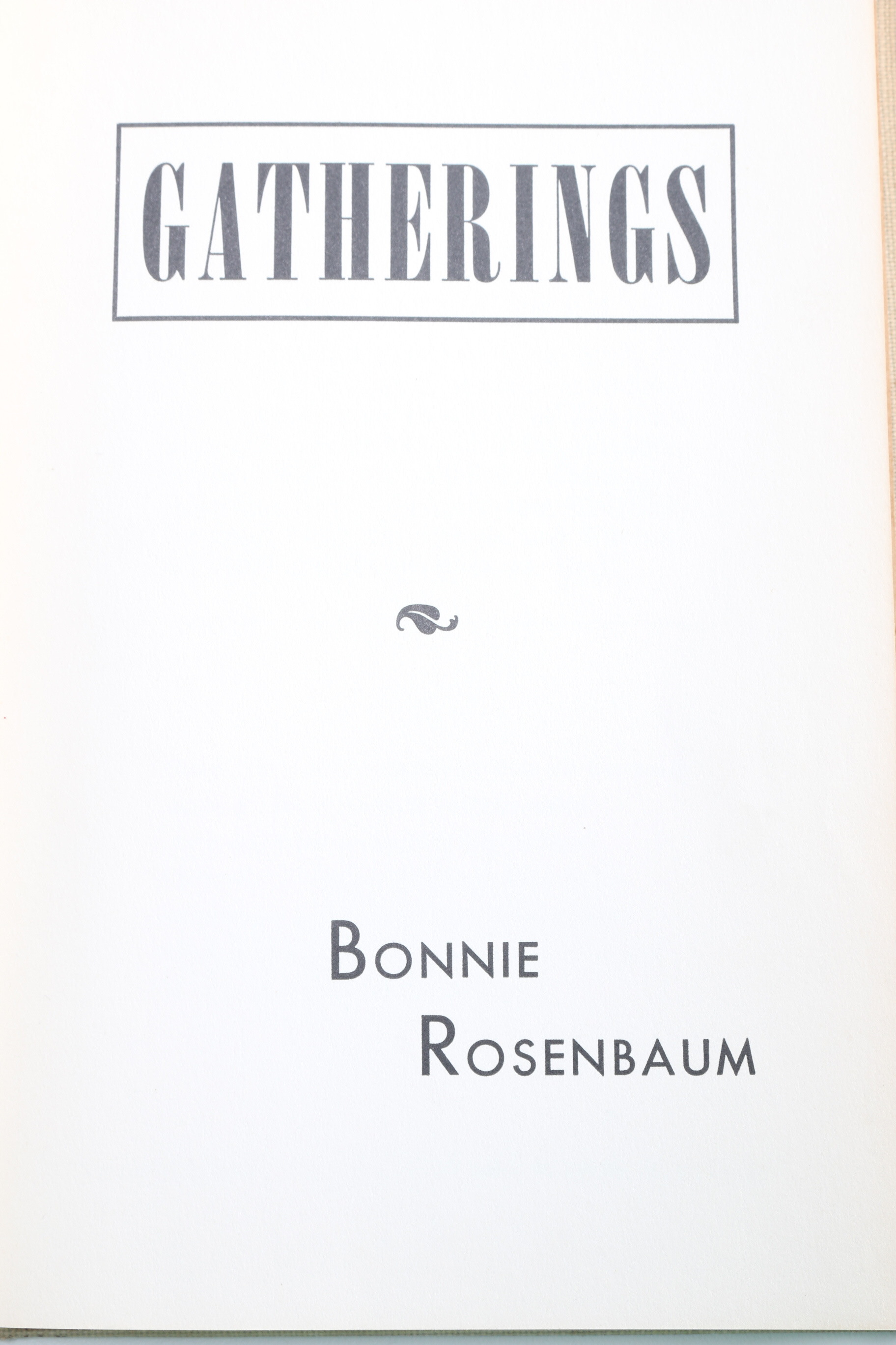 Four Vintage Books Including "Gatherings"