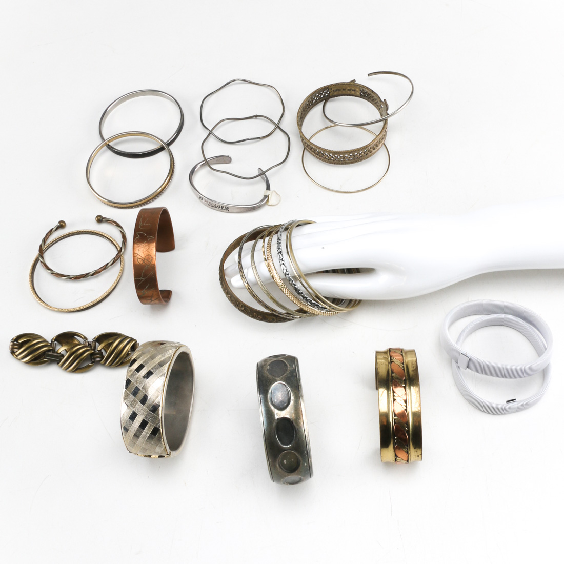 Collection of Metal Costume Bracelets