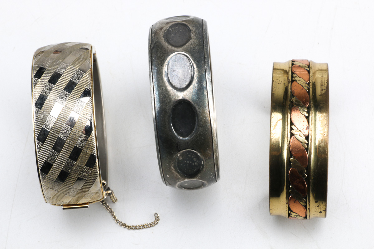 Collection of Metal Costume Bracelets