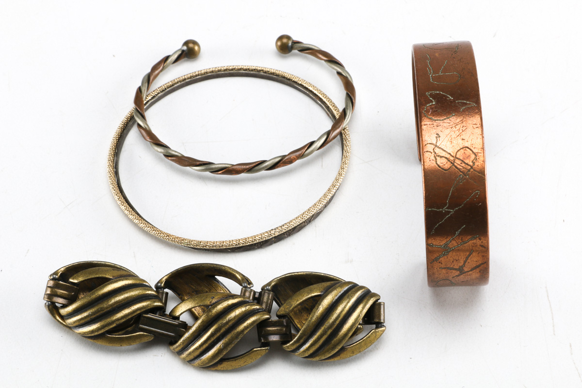 Collection of Metal Costume Bracelets