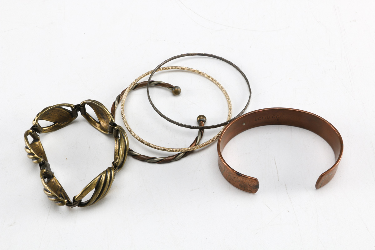 Collection of Metal Costume Bracelets