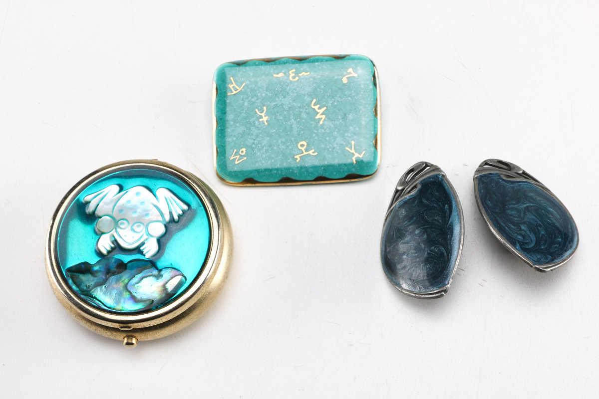 Lot of Cloisonné Style Costume Jewelry