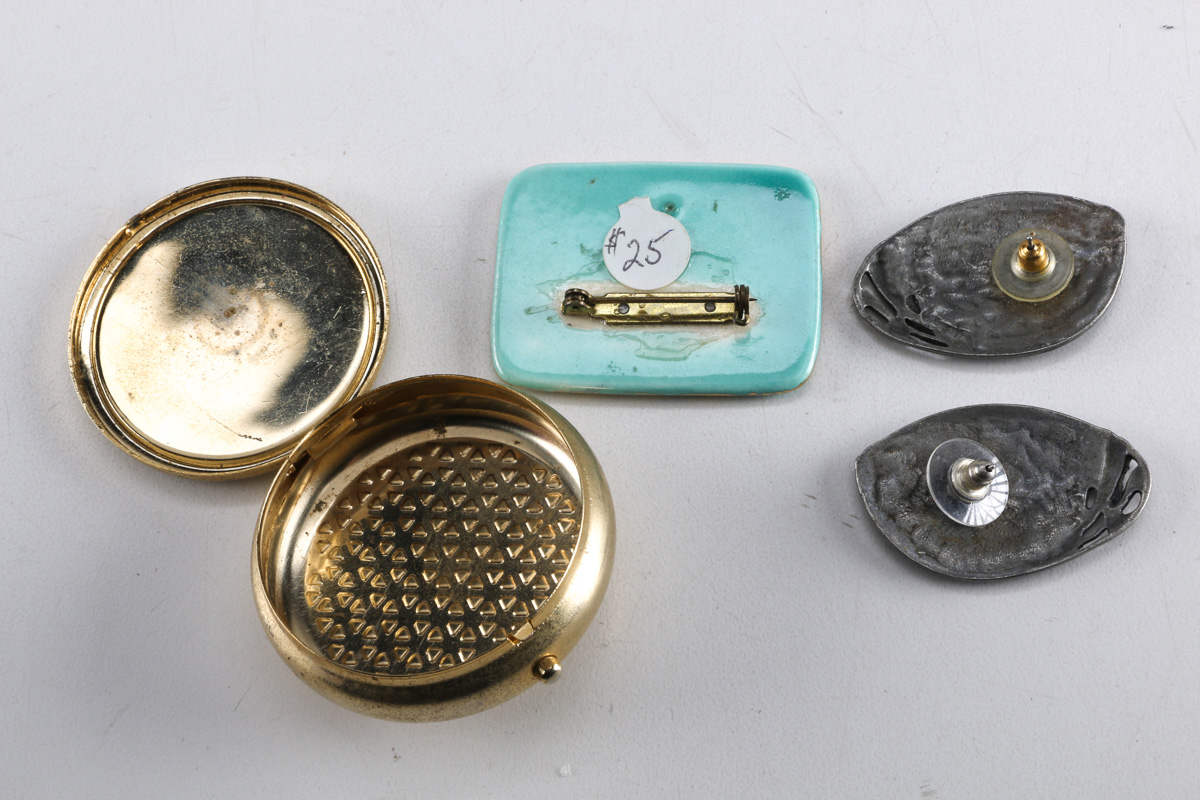 Lot of Cloisonné Style Costume Jewelry