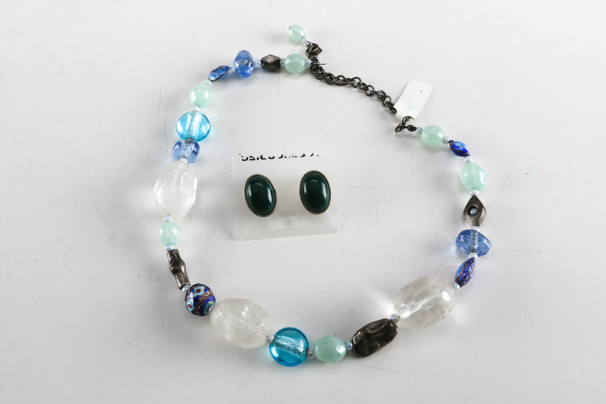 Lot of Cloisonné Style Costume Jewelry