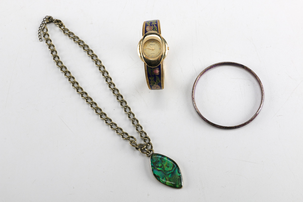Lot of Cloisonné Style Costume Jewelry