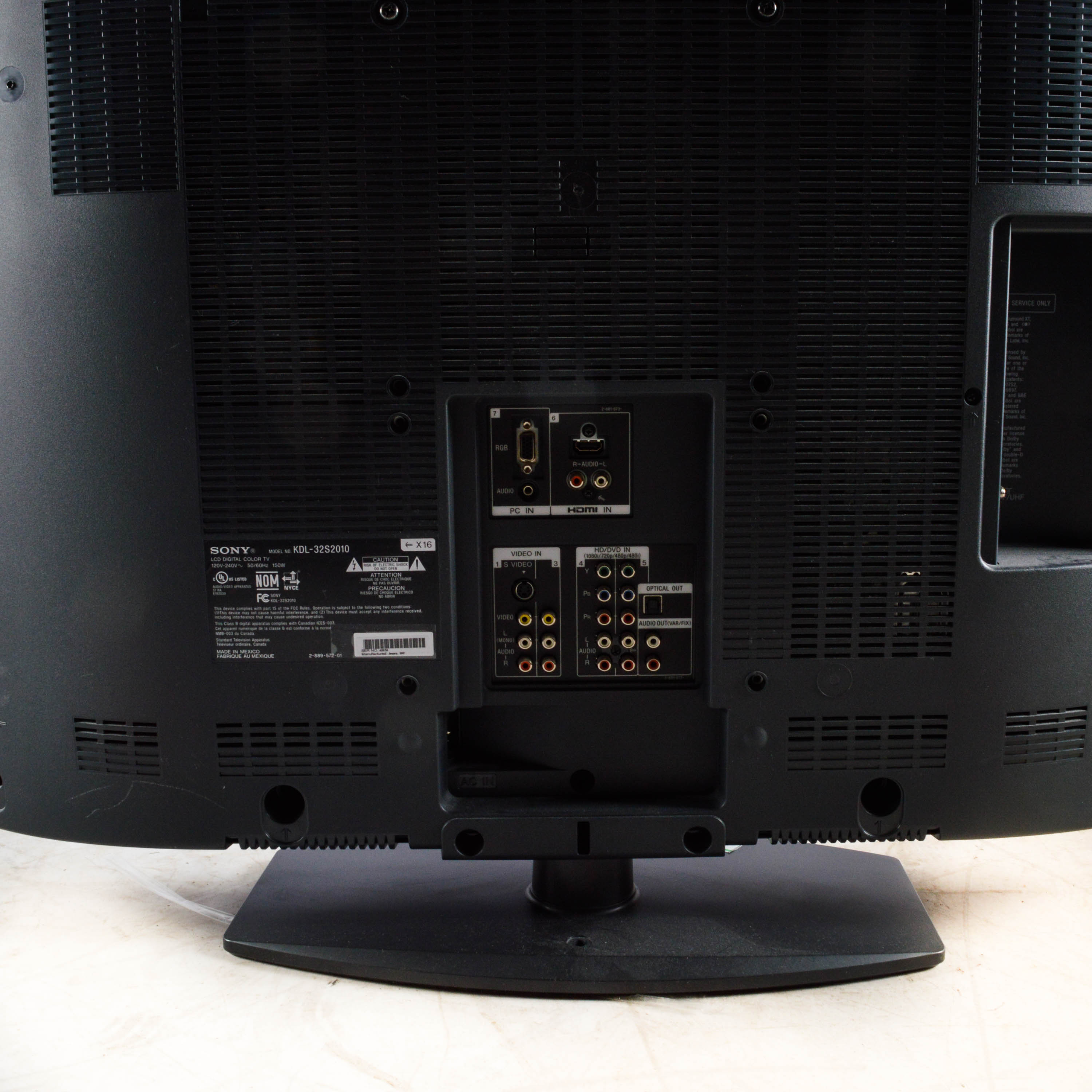 32" Sony Bravia LCD Digital Color Television