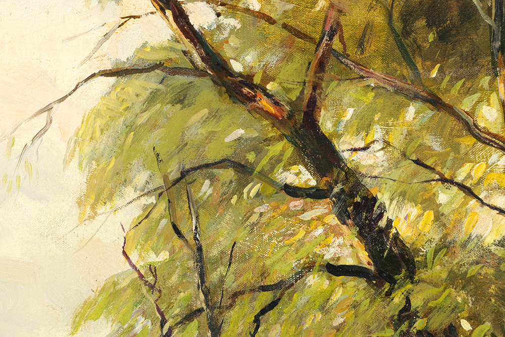 Thomas J. Mitchell Original Oil Painting on Canvas Landscape