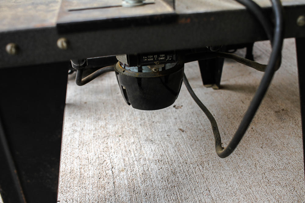 Craftsman Router with Table and Black & Decker Workmate 200