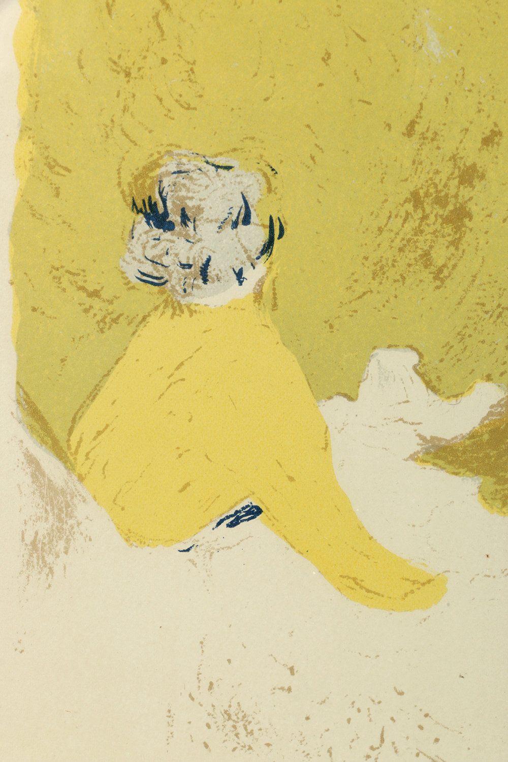 Lithograph "La petite fille au volant" After Edouard Vuillard