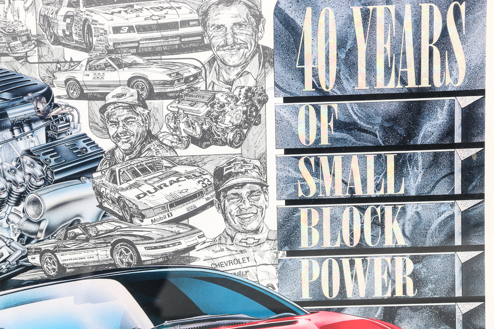 Framed Chevrolet Poster Print