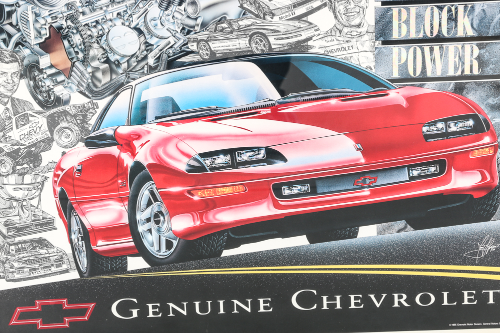 Framed Chevrolet Poster Print