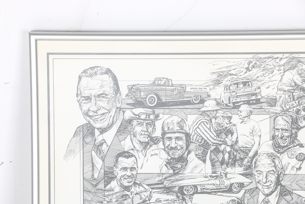 Framed Chevrolet Poster Print