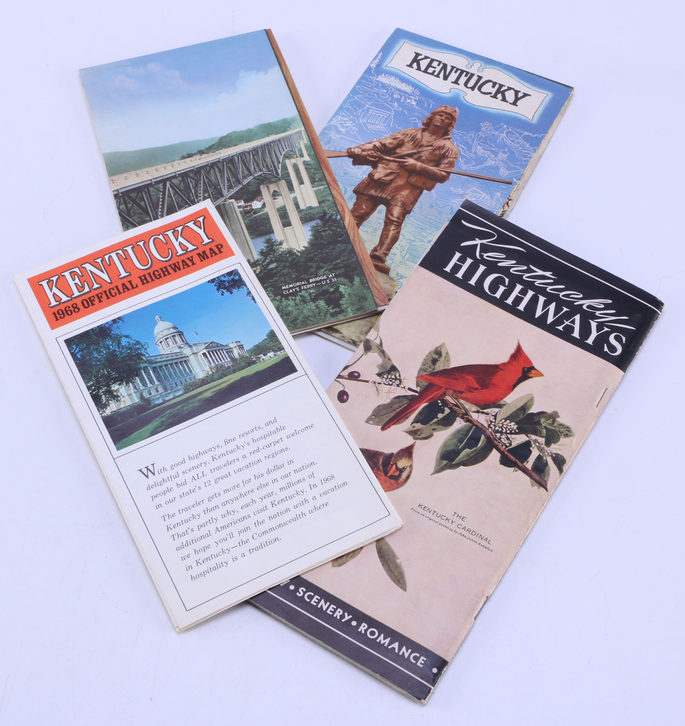 Vintage Group of Kentucky Roadmaps