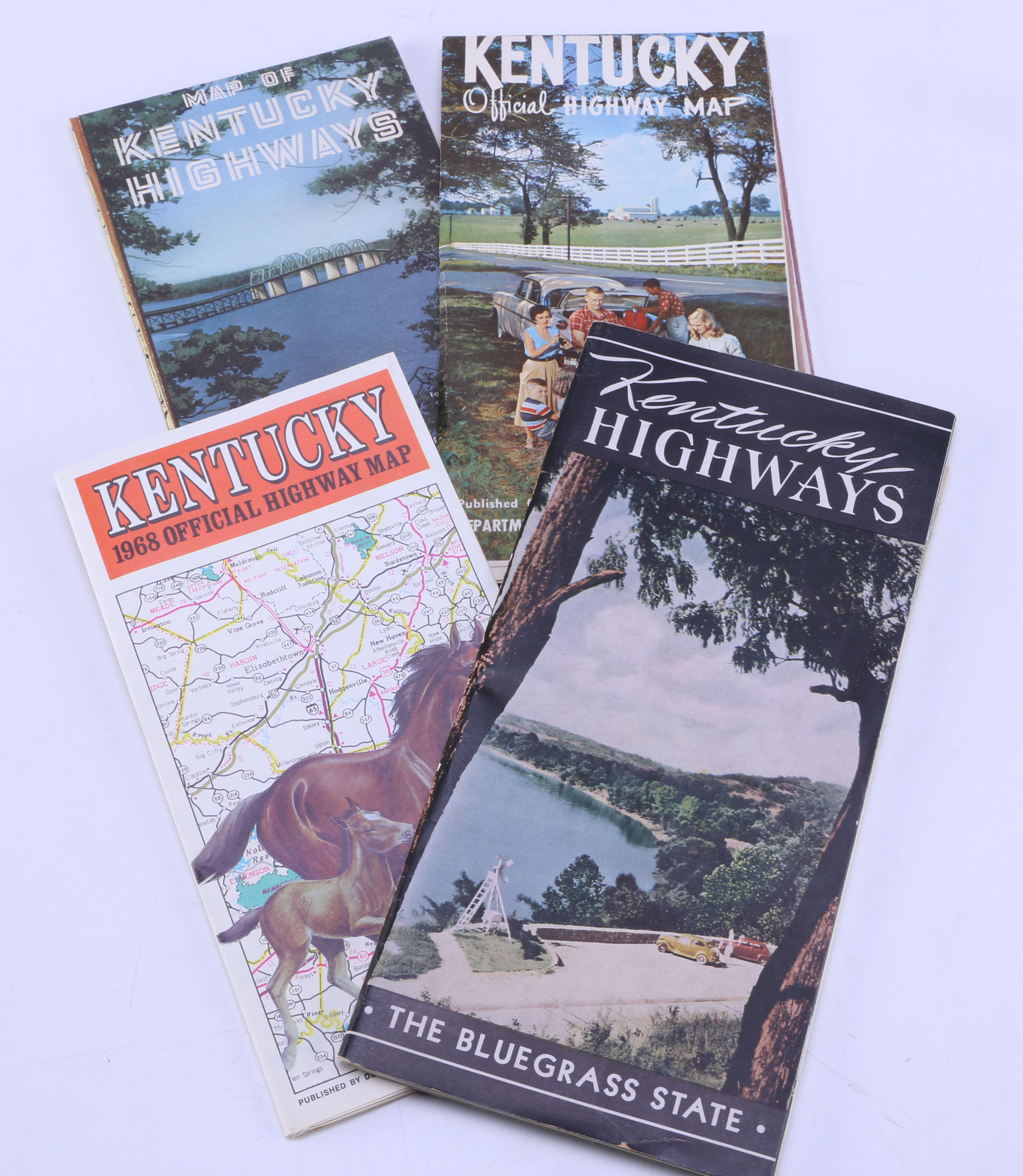 Vintage Group of Kentucky Roadmaps