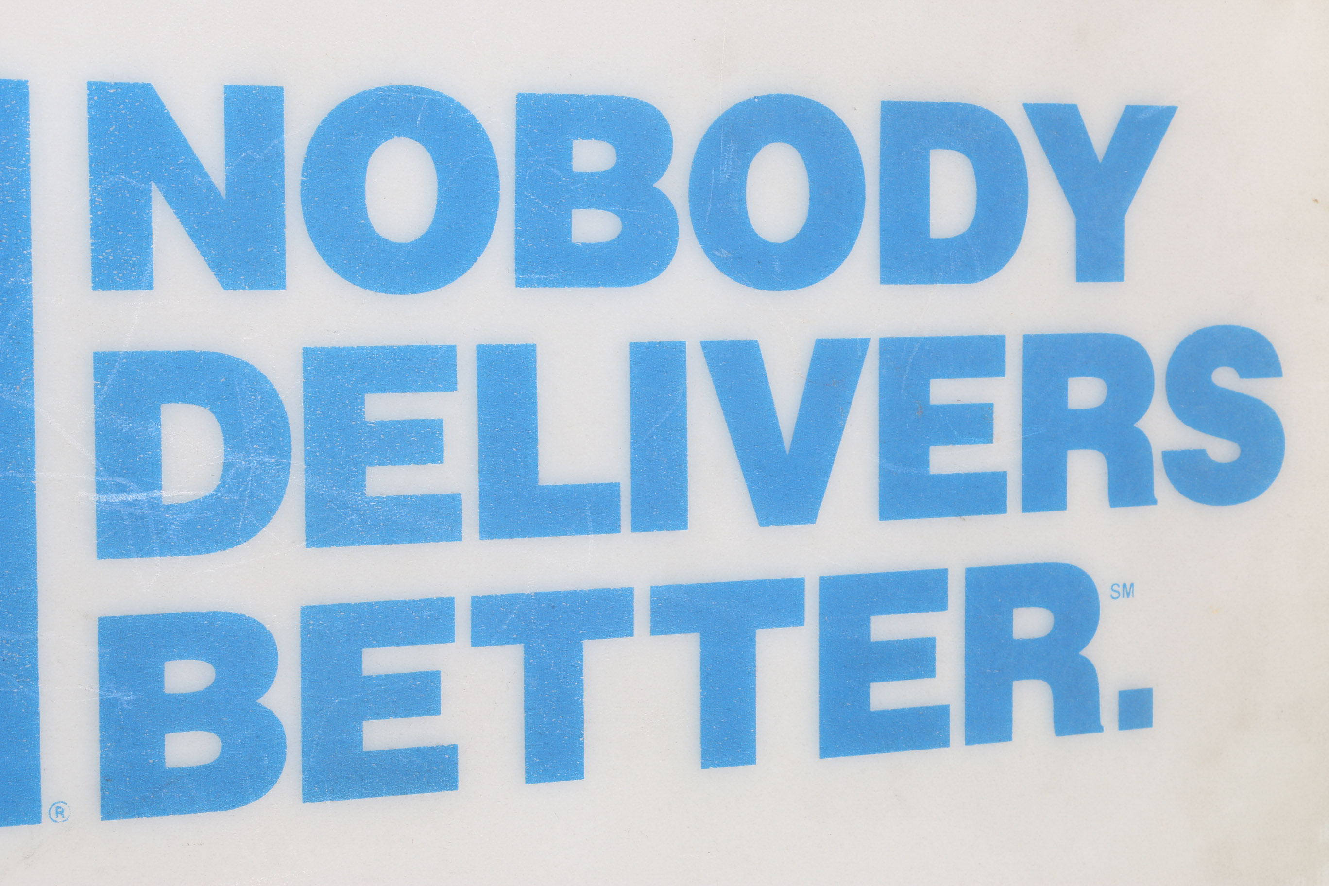 Domino's Delivery Car Sign