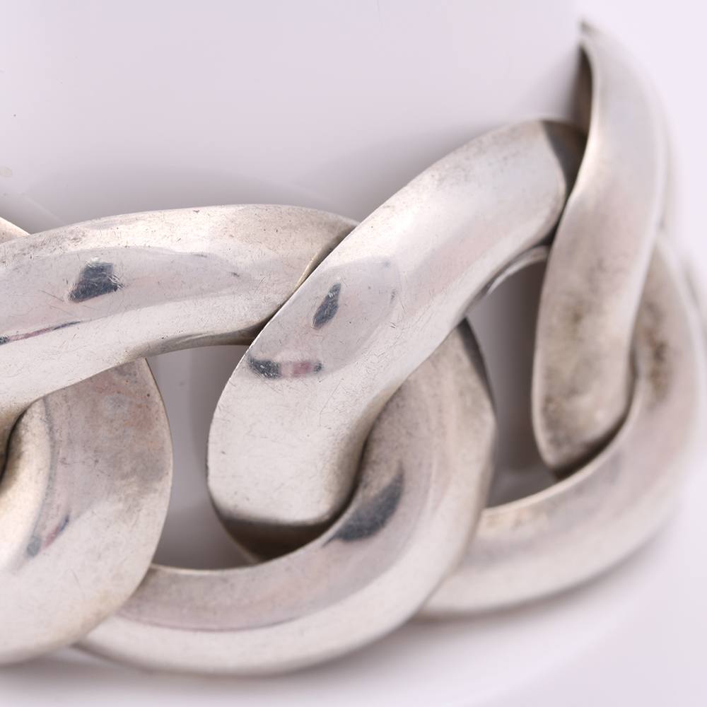 Sterling Silver Round Link Bracelet