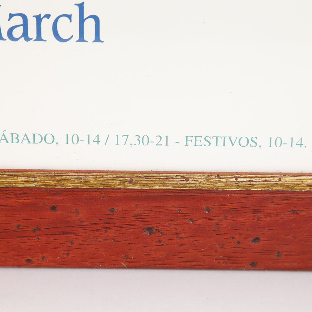 Marc Chagall "Bride With Blue Face" Offset Lithograph Framed Poster