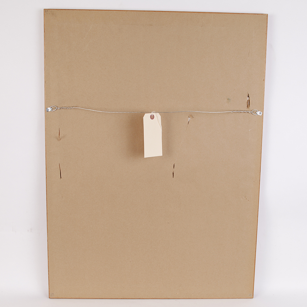 Marc Chagall "Bride With Blue Face" Offset Lithograph Framed Poster