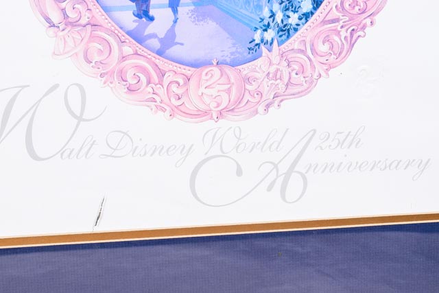 Walt Disney World 25th Anniversary Lithograph
