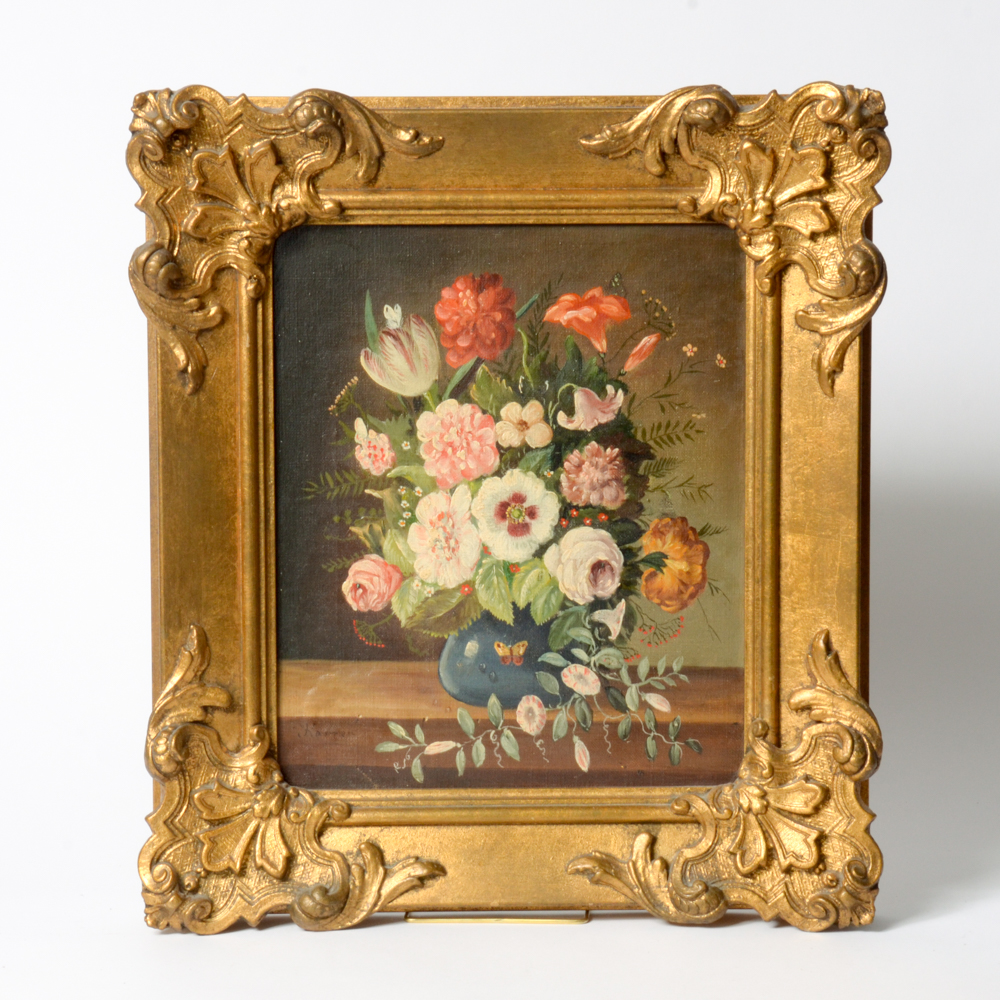 Jan van Karner Original Oil On Canvas Still Life