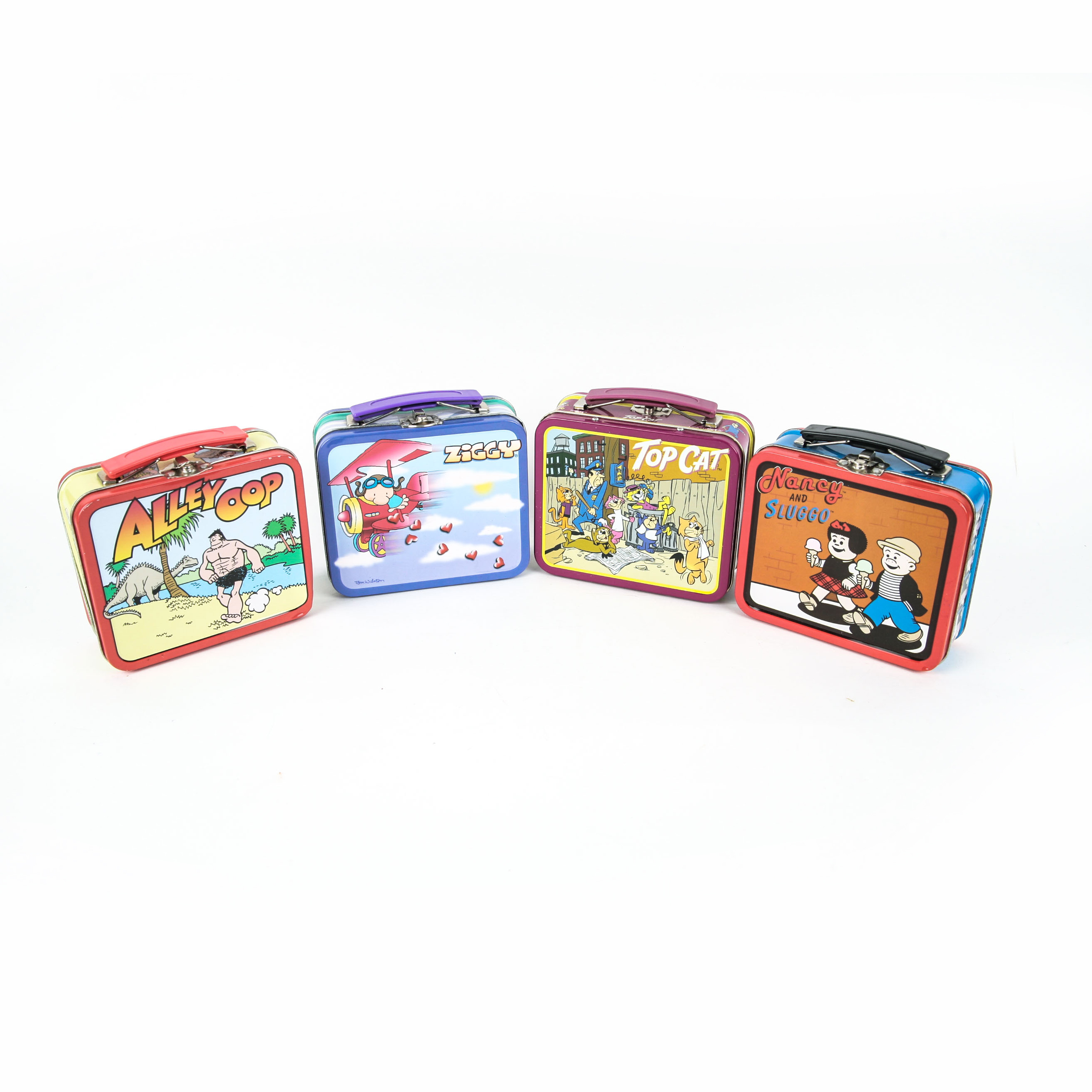 Selection of Vintage Cartoon and Newspaper Comic Lunch Boxes