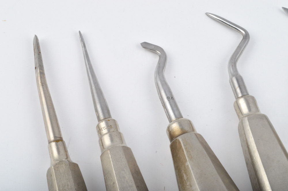 Collection of Friedman Specialty Co. Vintage Dentistry Tools