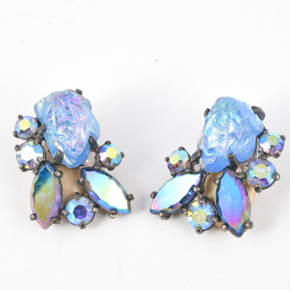 Vintage Elsa Schiaparelli Signed Costume Jewelry Set