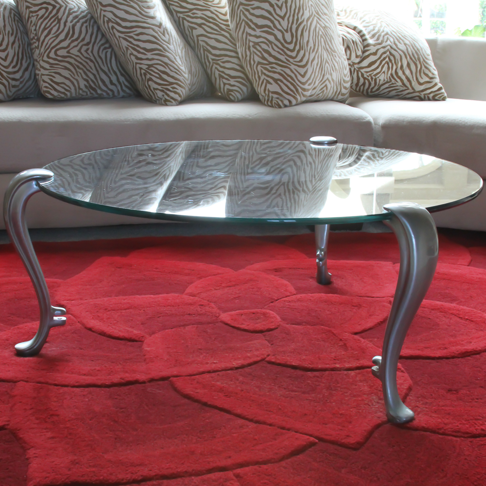 Modern Glass Top Coffee Table