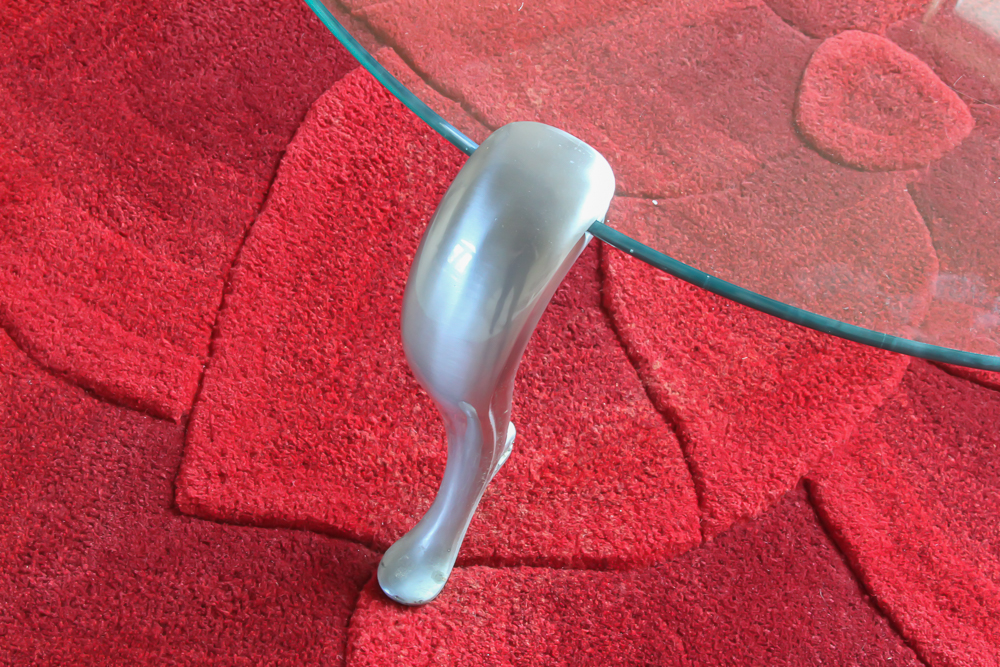 Modern Glass Top Coffee Table