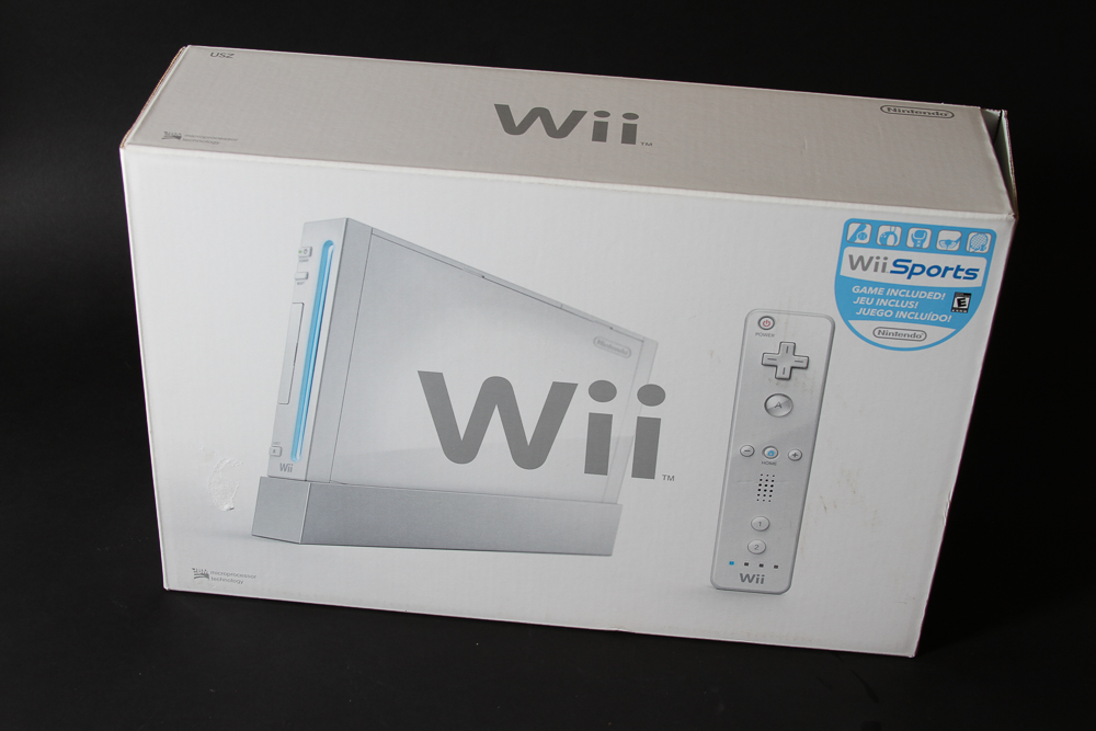Wii Console and Wii Fit Balance Board