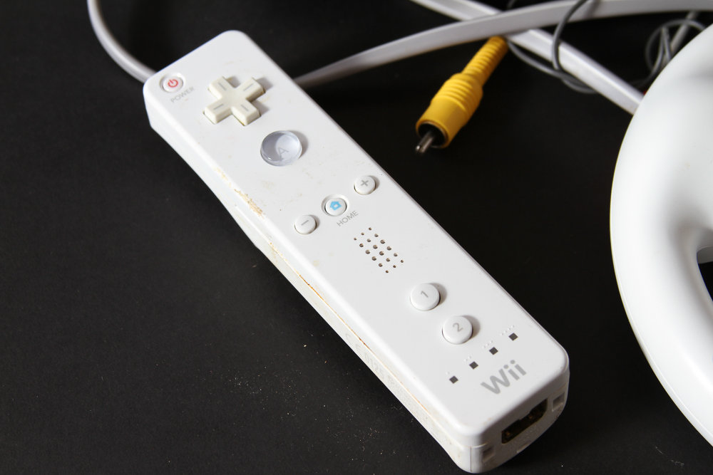 Wii Console and Wii Fit Balance Board