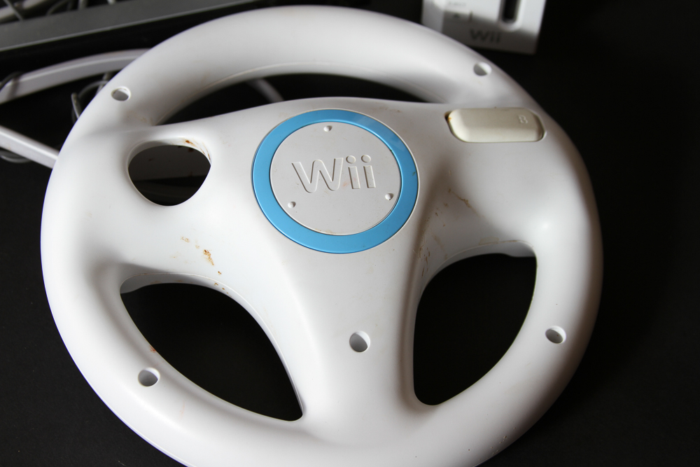 Wii Console and Wii Fit Balance Board