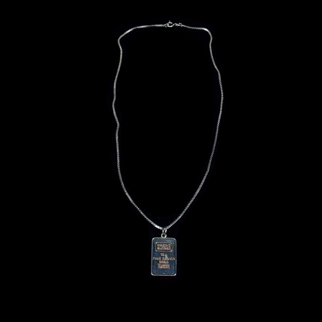 10g Fine Silver Credit Suisse Pendant