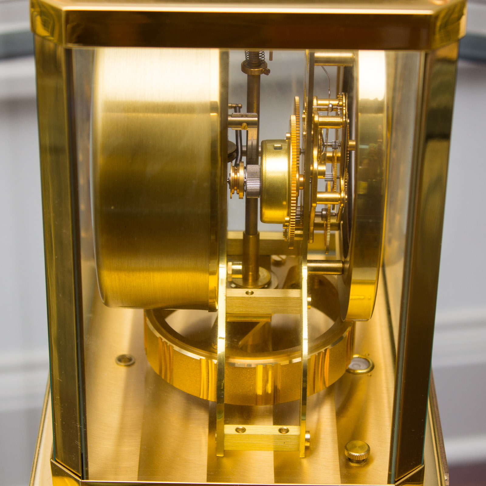 Vintage Jaeger-LeCoultre Brass Atmos Perpetual Motion Clock