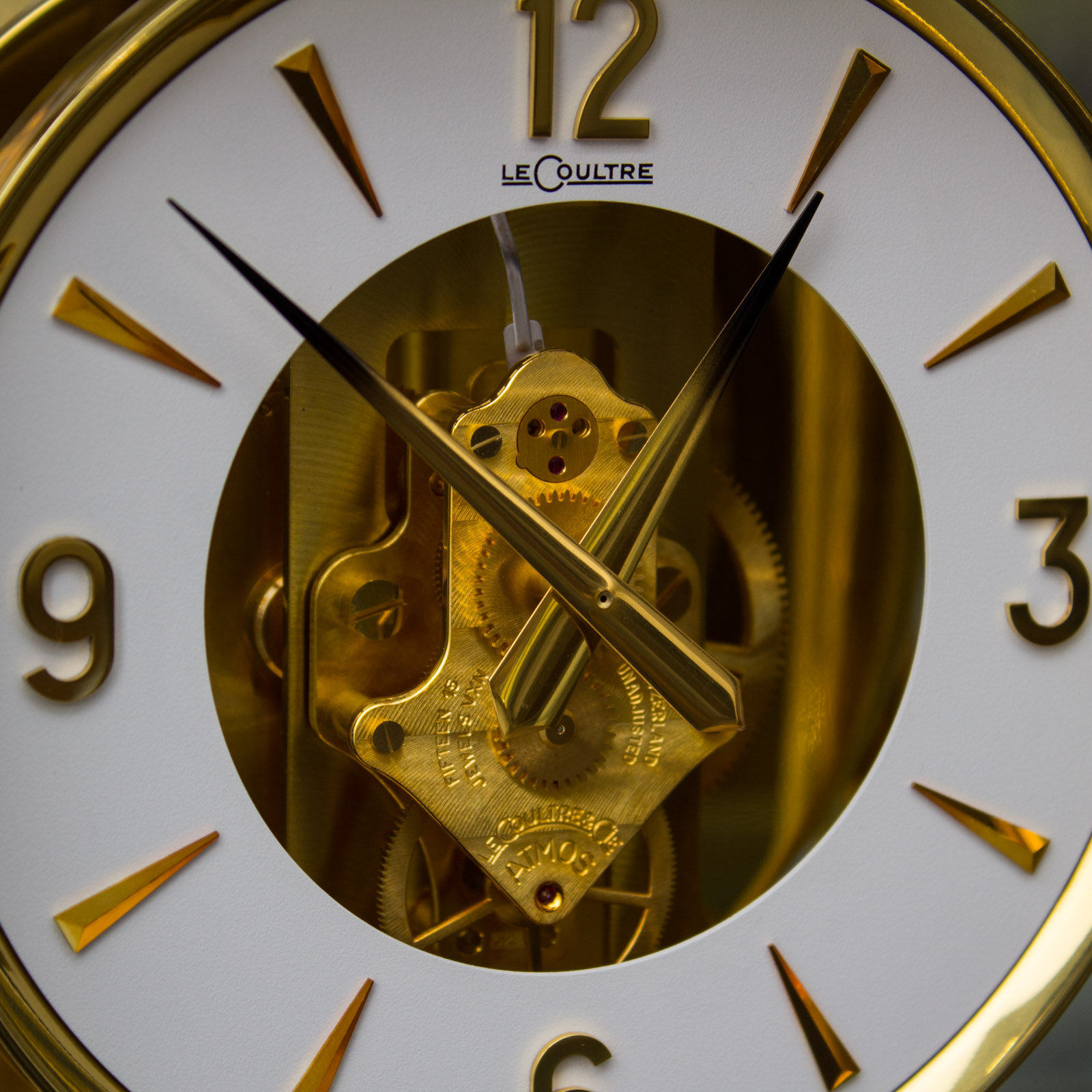 Vintage Jaeger-LeCoultre Brass Atmos Perpetual Motion Clock