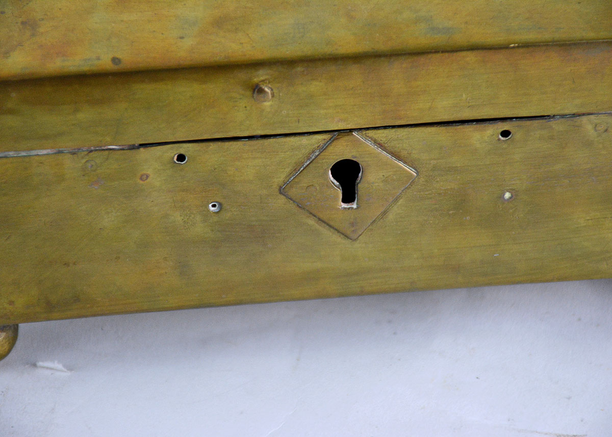 Antique Brass Jewelry Box