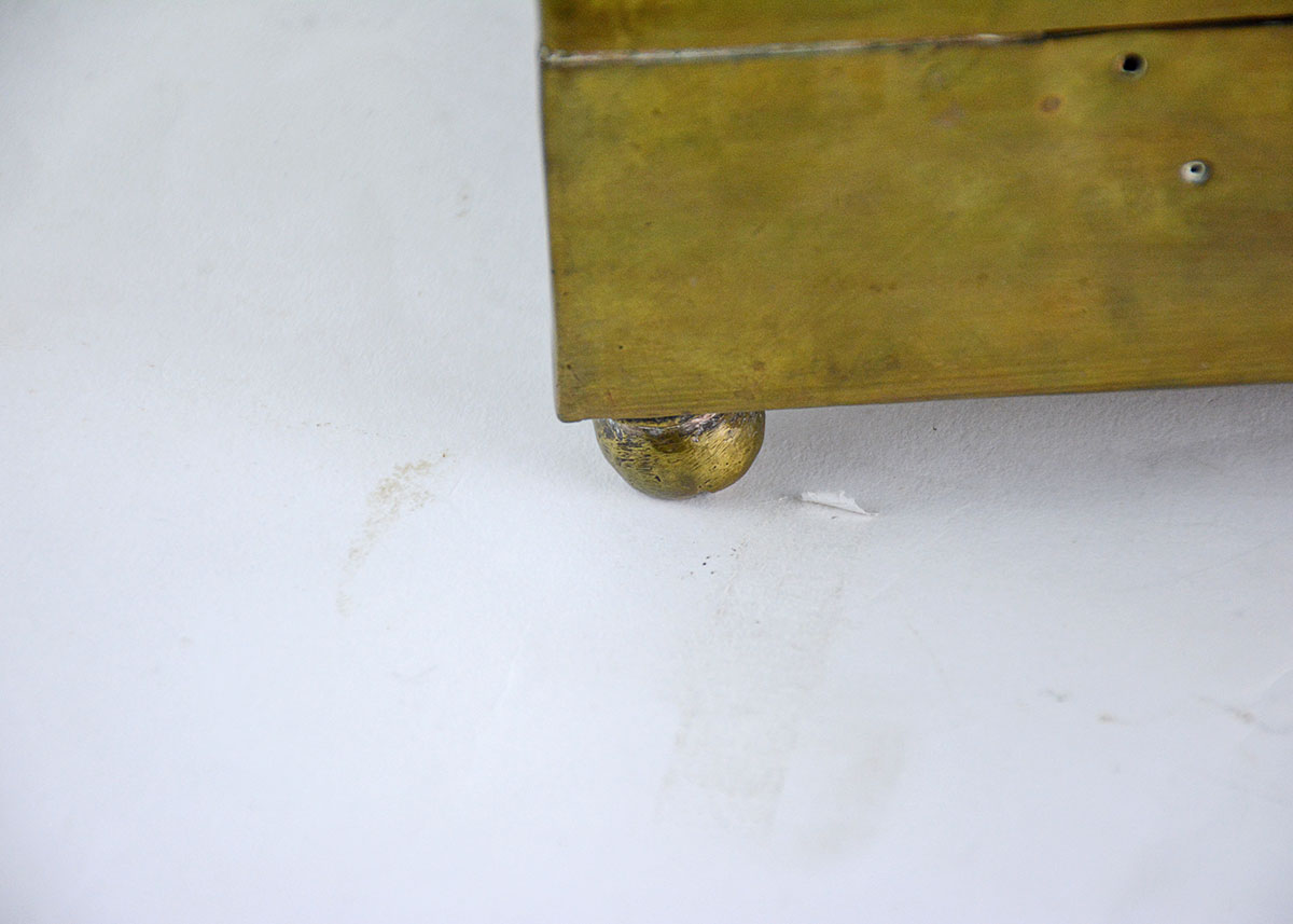 Antique Brass Jewelry Box