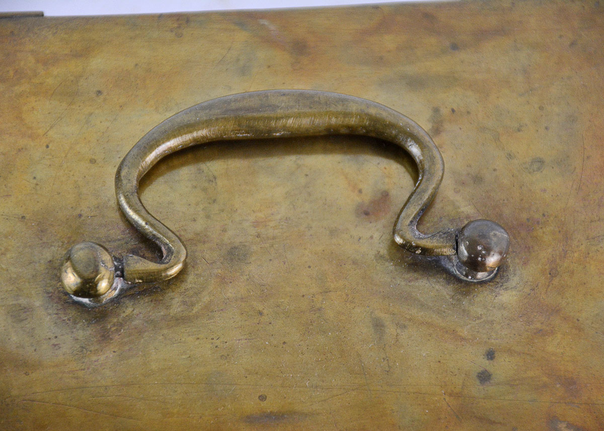 Antique Brass Jewelry Box