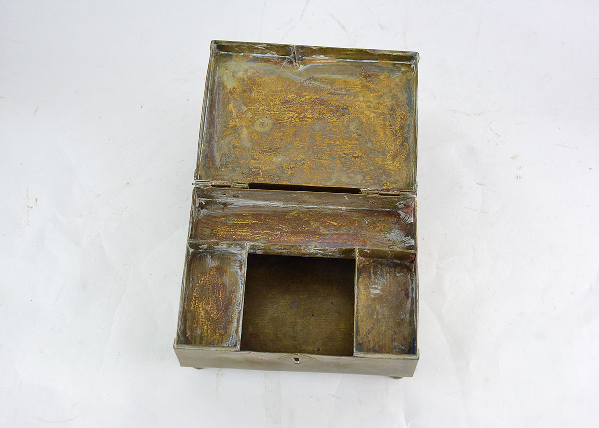 Antique Brass Jewelry Box