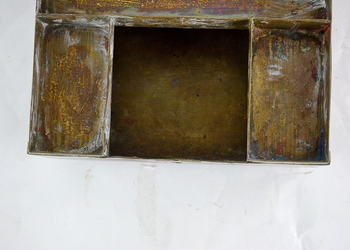 Antique Brass Jewelry Box